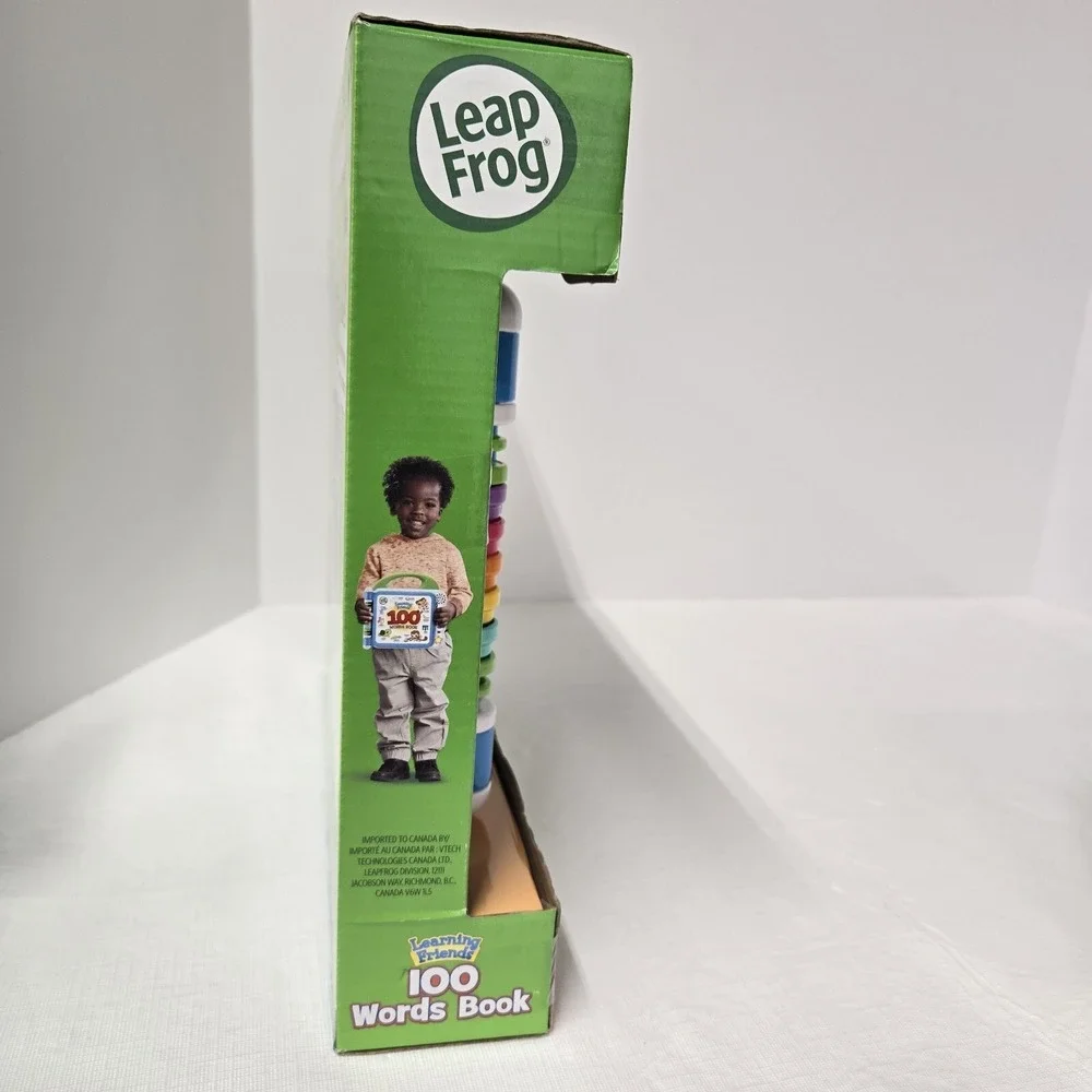 NWT LeapFrog Learning Friends 100 Words Book Green‎ Bilingual
